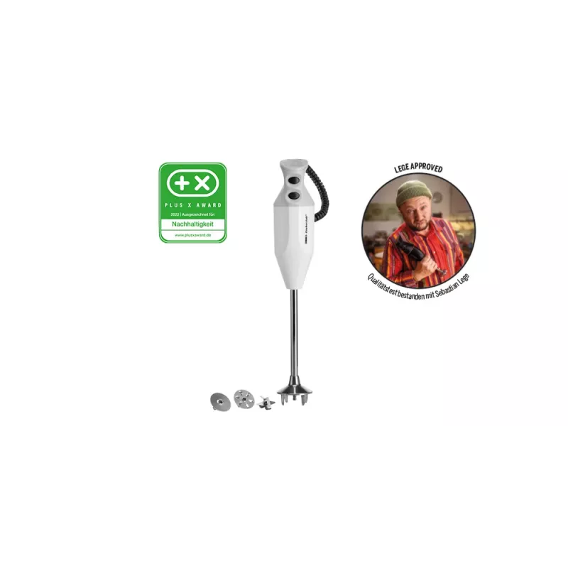 ESGE P 200 Profi, batidora de brazo, 1,5 m, 200 W, gris, acero inoxidable, blanco