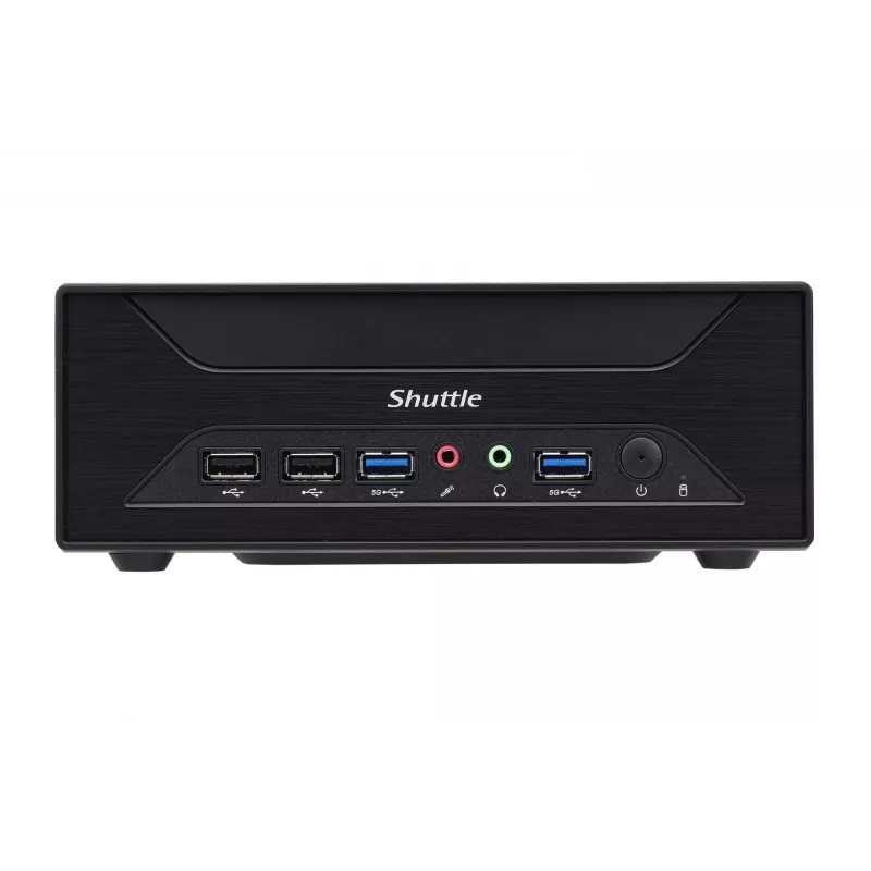 Shuttle XPC slim Barebone XH510G - S1200, Intel H510, 1xDP, 1xHDMI, 1x PCI-E 16X, 1x LAN, 1x 2,5 inch, 2x M.2, funcionamiento continuo 24/7