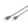 DIGITUS ASSMANN cable alargador USB 2.0, Type-A M/H, 5m conforme a USB 2.0 negro