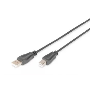 DIGITUS cable USB 2.0 Type-A-B M/M 2m conforme a USB 2.0