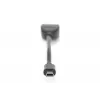 DIGITUS cable adaptador USB 2.0, OTG, Type Mini-B - A M/H, 20cm, conforme a USB 2.0, negro