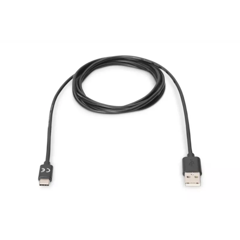 DIGITUS ASSMANN cable de conexión USB Type-C, Type-C a A M/M, 1m Super Speed negro