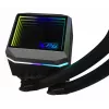 XPG LEVANTE II 360 negro, refrigeración líquida todo en uno, 12 cm, negro