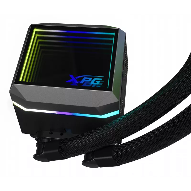 XPG LEVANTE II 360 negro, refrigeración líquida todo en uno, 12 cm, negro