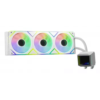 XPG LEVANTE II 360 White, refrigeración líquida todo en uno, 12 cm, blanco