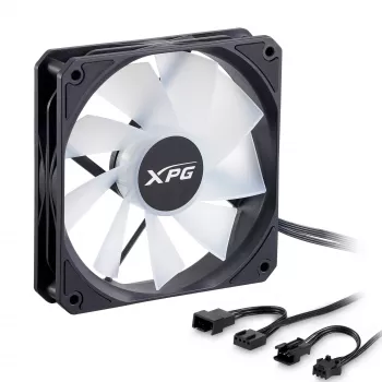 XPG VENTO R 120 ARGB PWM negro, ventilador, 12 cm, 300 RPM, 1600 RPM, negro