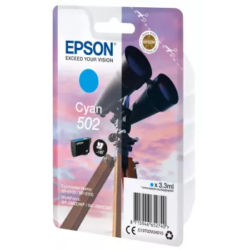 Cartucho Epson 502 cian C13T02V24010