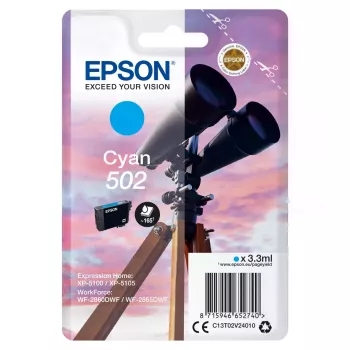 Cartucho Epson 502 cian C13T02V24010