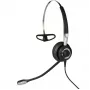 Jabra BIZ 2400 II Mono IP, 3 en 1, con cable, oficina/call center, 54 g, auricular, negro, plata