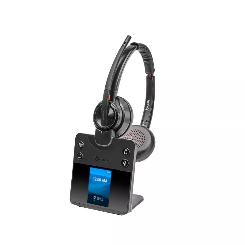 HP Poly Savi 8420 Office estéreo DECT 1880-1900 MHz auricular, inalámbrico, oficina/call center, 160 g, auricular, negro