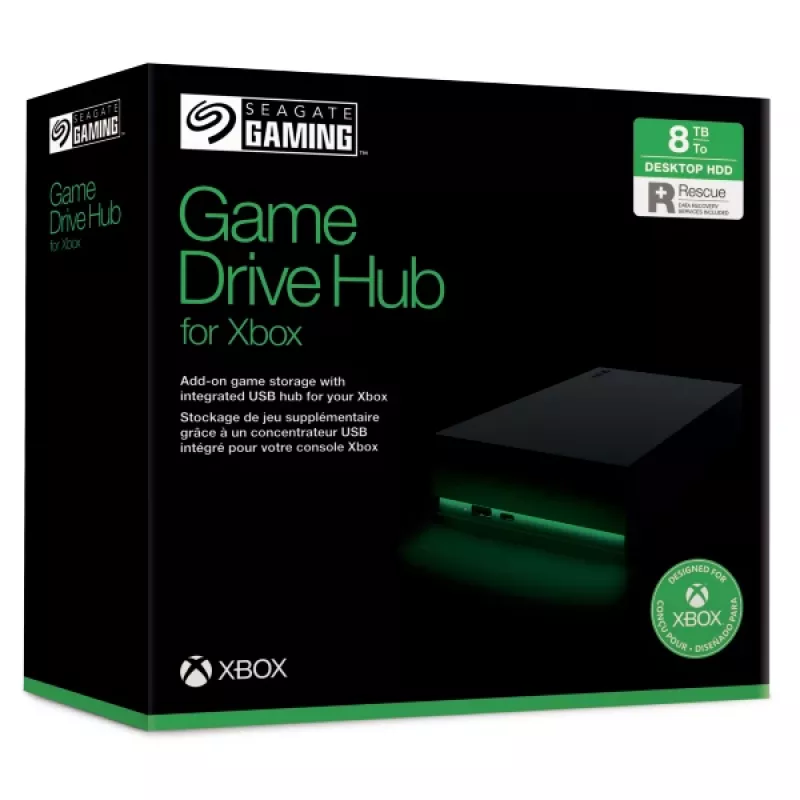Seagate Game Drive Hub for Xbox disco duro externo 8 TB USB Type-A / USB Type-C 3.2 Gen 1 (3.1 Gen 1) negro