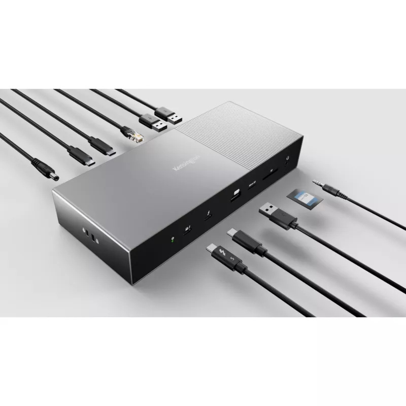 Kensington SD5000T5 EQ Thunderbolt 5 Triple 4K docking station con 140W PD - Windows/macOS