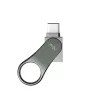 SILICON POWER Mobile C80 – 32 GB memoria USB dual – Type-C / Type-A – gris