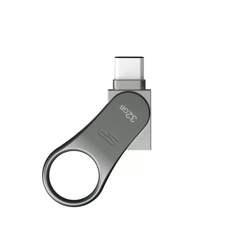 SILICON POWER Mobile C80 – 32 GB memoria USB dual – Type-C / Type-A – gris