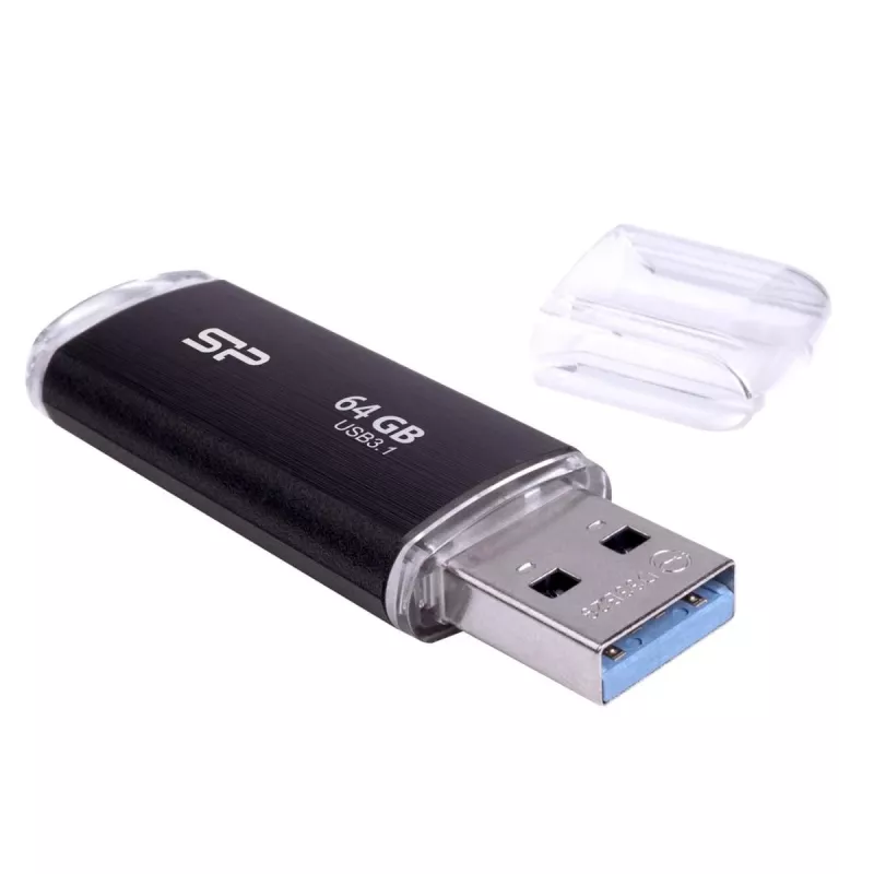 SILICON POWER memoria USB - 64GB Silicon Power USB3.2 B02 negro