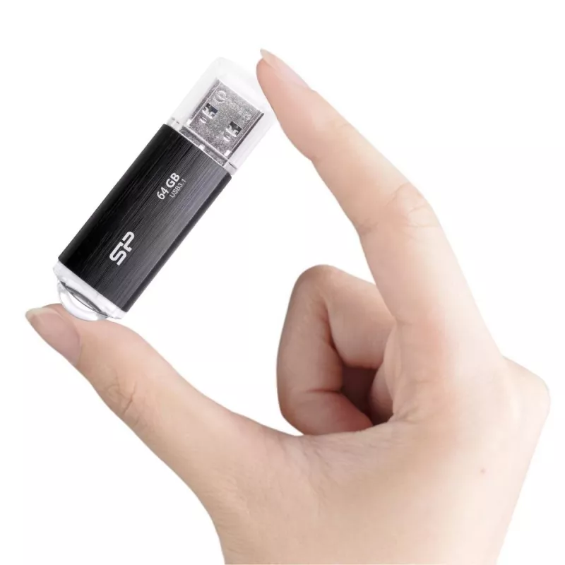 SILICON POWER memoria USB - 64GB Silicon Power USB3.2 B02 negro