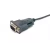 Equip cable USB-A a serie (DB9), M/M 1,5m, negro, 1,5 m, USB Type-A, DB-9, conector macho, conector macho