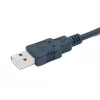 Equip cable USB-A a serie (DB9), M/M 1,5m, negro, 1,5 m, USB Type-A, DB-9, conector macho, conector macho