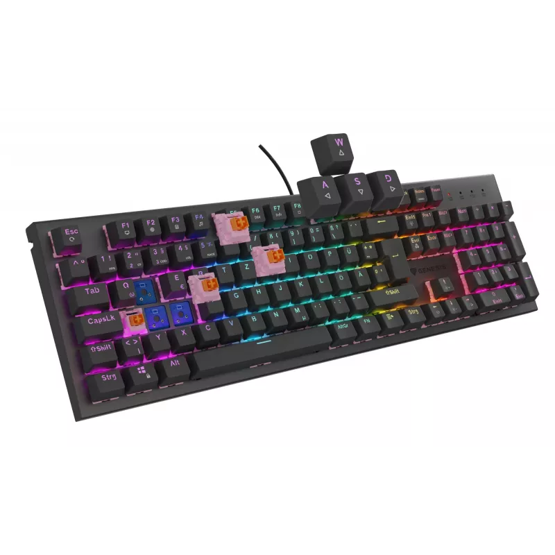 GENESIS NKG-2179 teclado gaming USB QWERTZ alemán negro