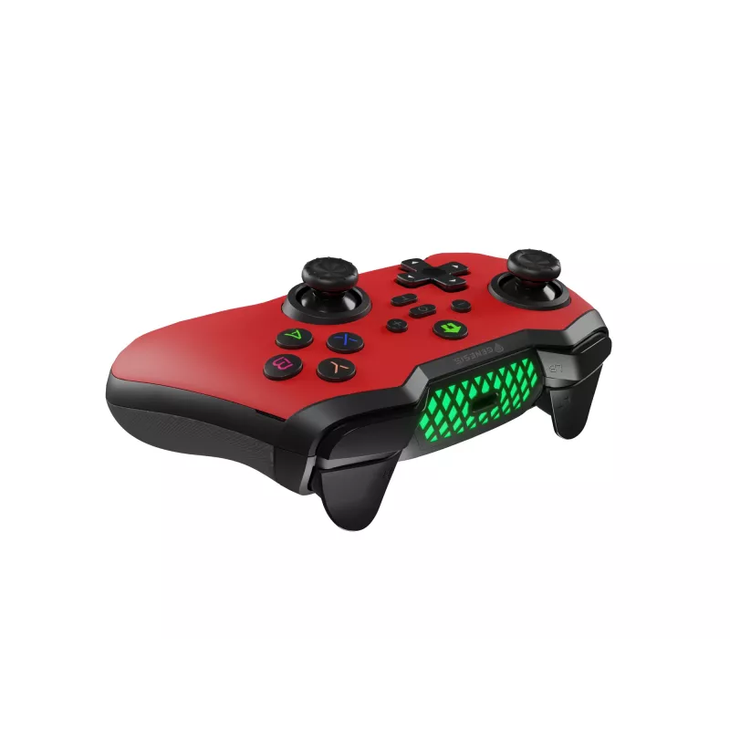 GENESIS Mangan 400 Red mando Bluetooth analógico / digital Android, MAC, Nintendo Switch, PC, iOS