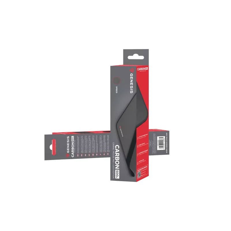 GENESIS Carbon 500 M Logo alfombrilla gaming negra