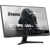 iiyama G-Master Black Hawk G2741QSU-B1 monitor gaming, 68,6 cm (27 pulgadas) 2560 x 1440 WQHD IPS, 144 Hz, 1 ms MPRT, FreeSync, HDMI, DisplayPort, hub USB, negro