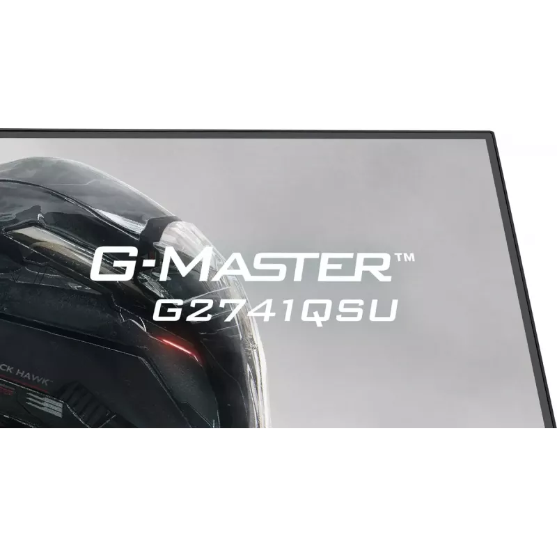 iiyama G-Master Black Hawk G2741QSU-B1 monitor gaming, 68,6 cm (27 pulgadas) 2560 x 1440 WQHD IPS, 144 Hz, 1 ms MPRT, FreeSync, HDMI, DisplayPort, hub USB, negro