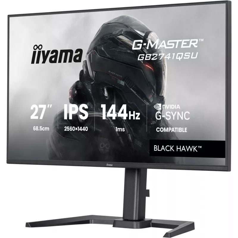 iiyama G-MASTER GB2741QSU-B1 monitor de ordenador 68,6 cm (27 inch) 2560 x 1440 píxeles 4K Ultra HD LED negro