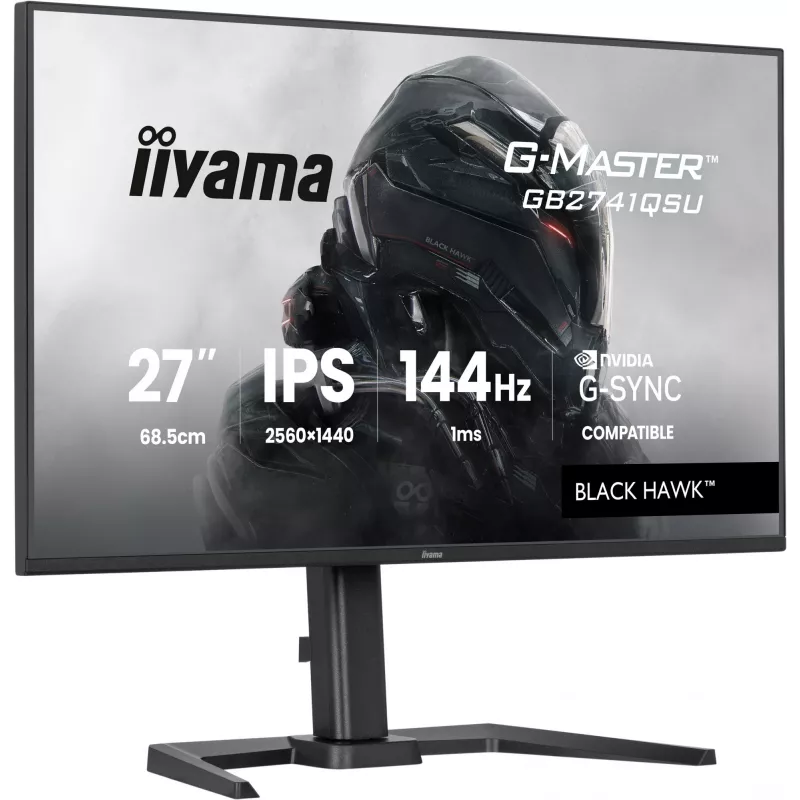 iiyama G-MASTER GB2741QSU-B1 monitor de ordenador 68,6 cm (27 inch) 2560 x 1440 píxeles 4K Ultra HD LED negro