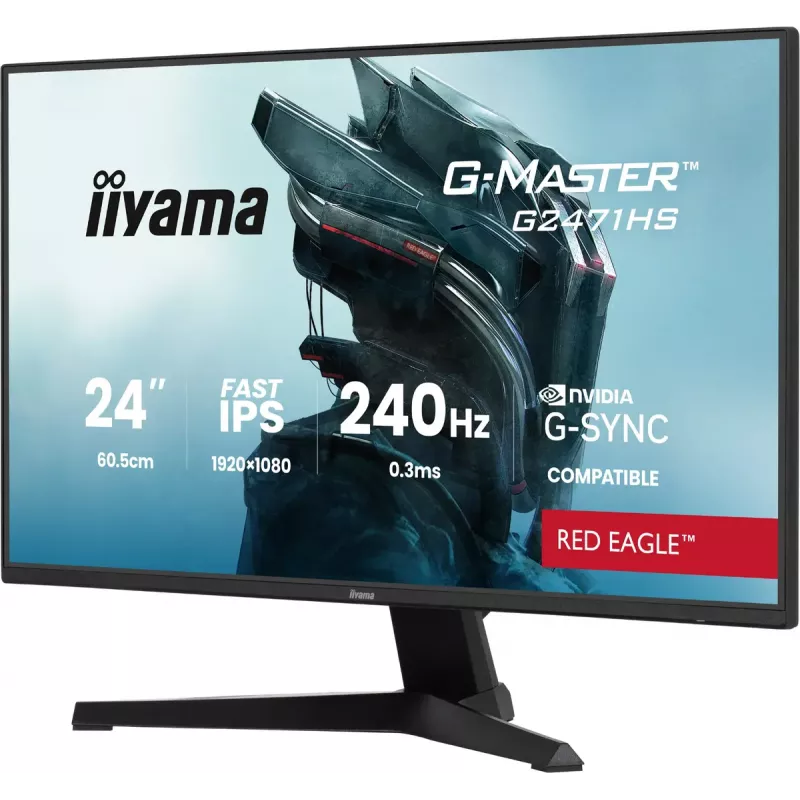 iiyama G-MASTER G2471HS-B1 monitor de ordenador 60,5 cm (23,8
