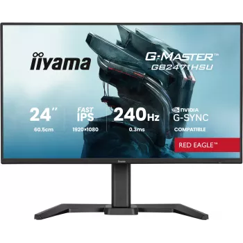 iiyama G-MASTER GB2471HSU-B1 monitor de ordenador 60,5 cm (23,8 inch) 1920 x 1080 píxeles Full HD negro