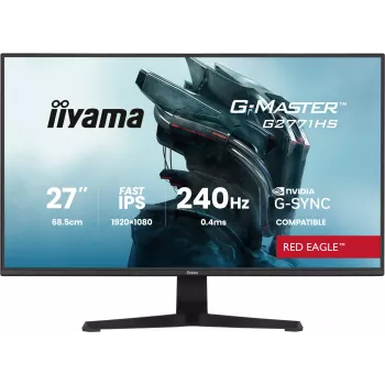iiyama G-MASTER G2771HS-B1 monitor de ordenador 68,6 cm (27 inch) 1920 x 1080 píxeles Full HD negro