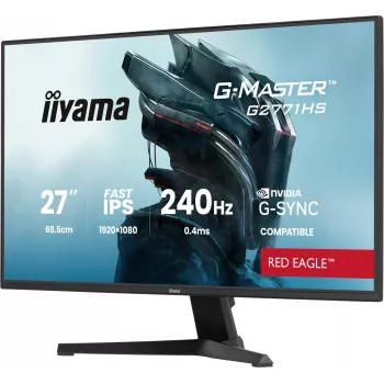 iiyama G-MASTER G2771HS-B1 monitor de ordenador 68,6 cm (27 inch) 1920 x 1080 píxeles Full HD negro