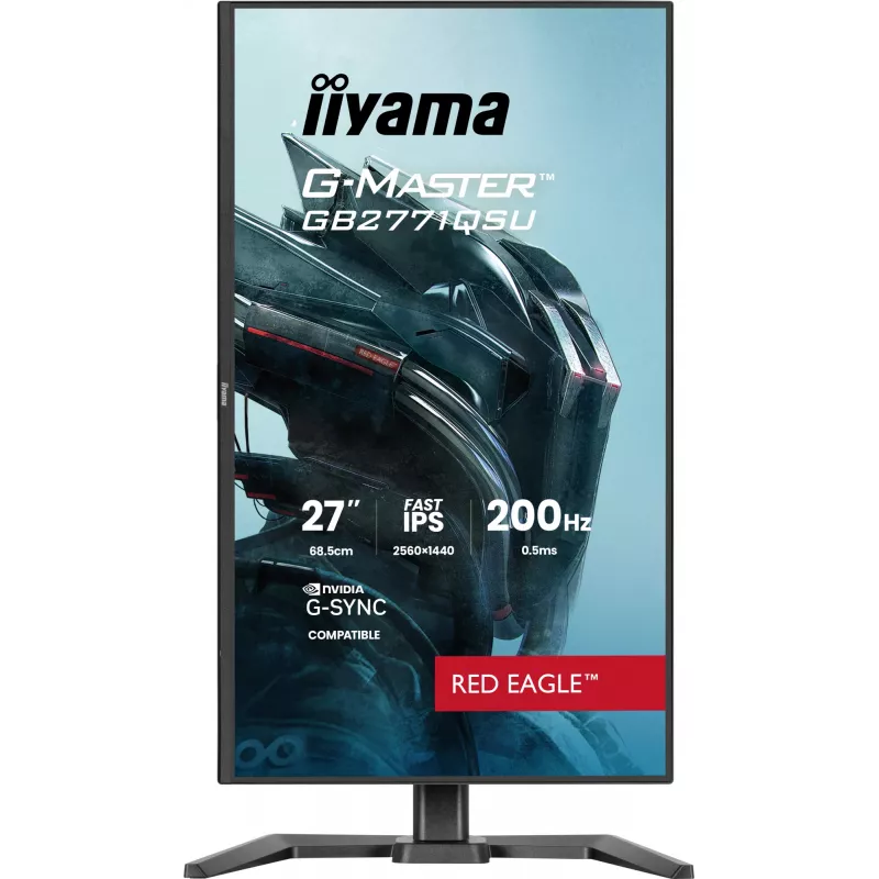 iiyama G-MASTER GB2771QSU-B1 monitor de ordenador 68,6 cm (27 inch) 2560 x 1440 píxeles Wide Quad HD negro