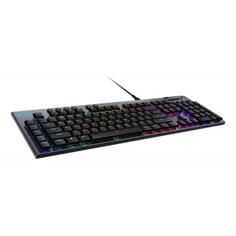 LOGITECH G915 X Teclado gaming con cable USB-A de perfil bajo táctil negro Qwertz alemán