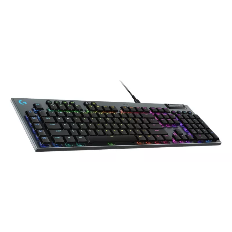 LOGITECH G915 X Teclado gaming con cable USB-A de perfil bajo táctil negro Qwertz alemán