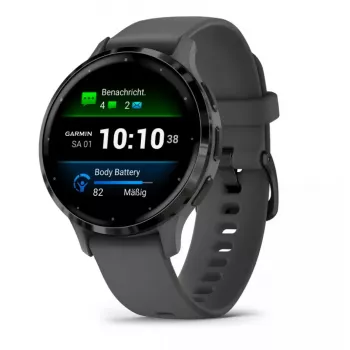 Smartwatch GARMIN Venu 3S — 41 mm carcasa de polímero gris, 1,2