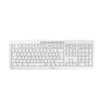 Teclado CHERRY Stream Desktop Recharge con conexión inalámbrica RF, 115 teclas completas, diseño QWERTY UK, gris, ratón incluido