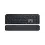 LOGITECH Mx Keys S Teclado con reposamuñecas grafito QWERTZ diseño suizo