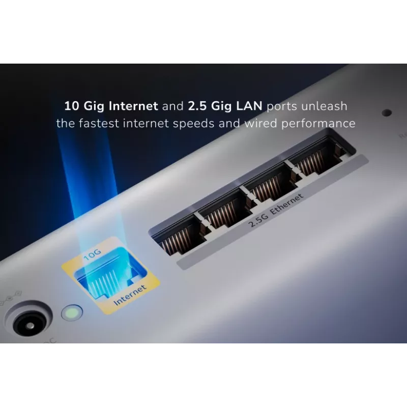 NETGEAR Orbi 870 Tribanda (2,4 GHz / 5 GHz / 6 GHz) Wi-Fi 7 (802.11be) blanco 4 Intern