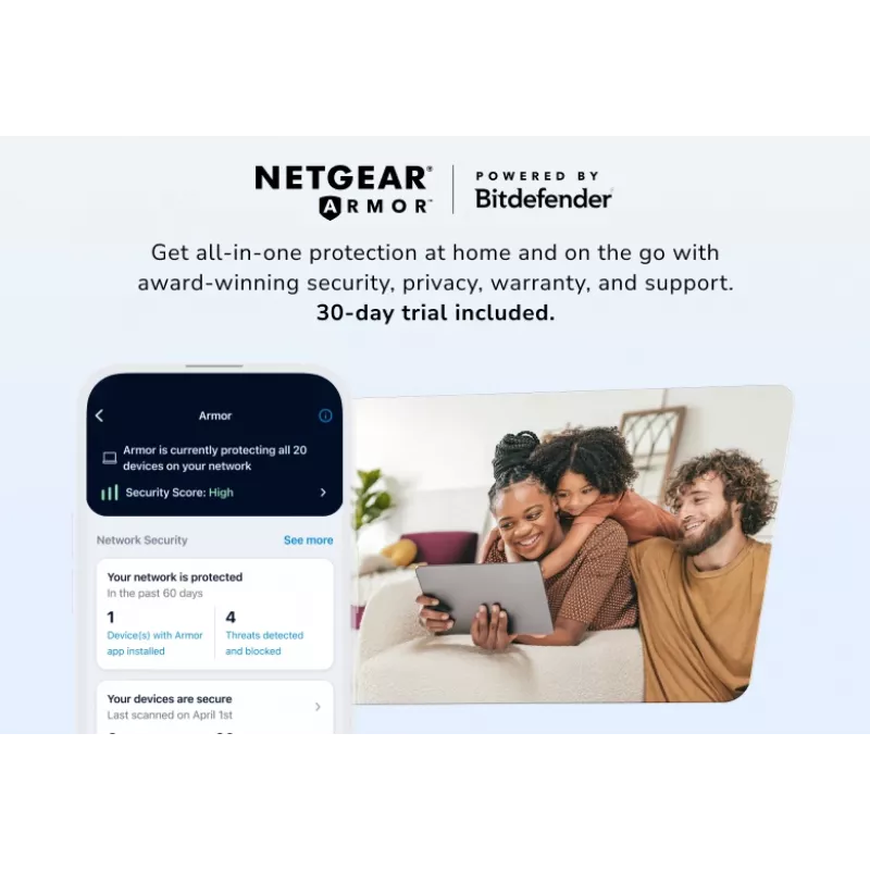 NETGEAR Orbi 870 Tribanda (2,4 GHz / 5 GHz / 6 GHz) Wi-Fi 7 (802.11be) blanco 4 Intern