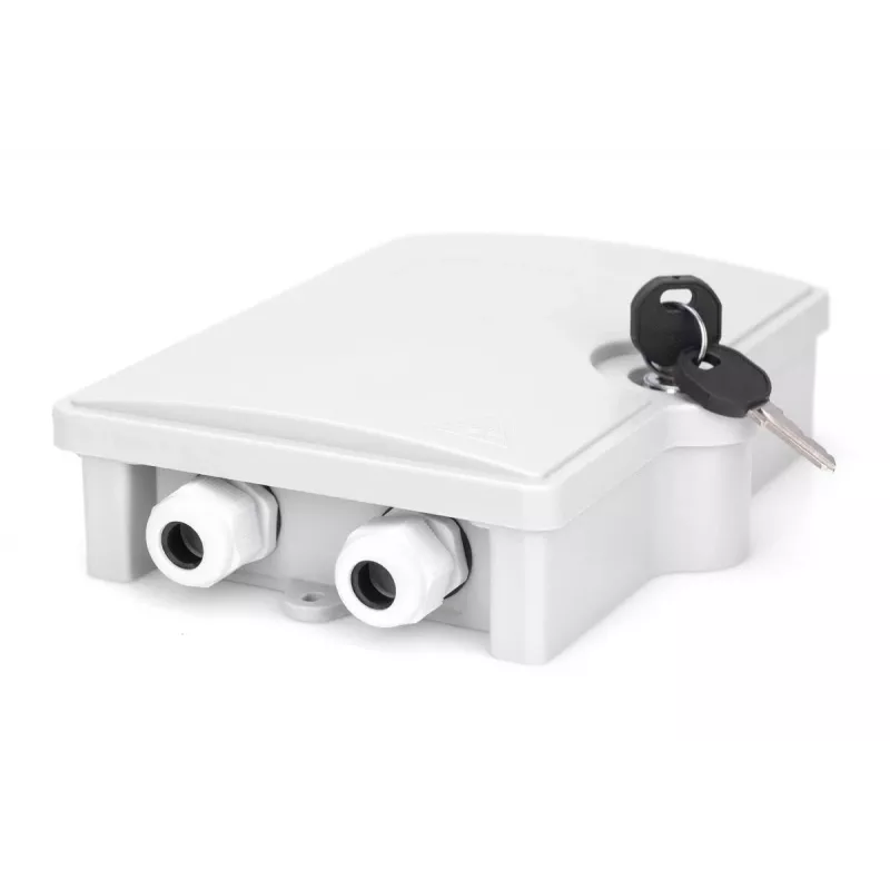 DIGITUS Caja FTTH exterior, IP65 para 2x adaptador SC/SC o 2x LC/DC