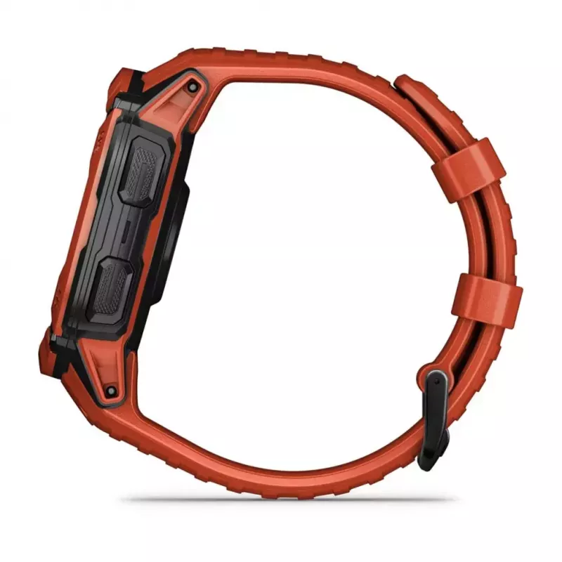 Smartwatch GARMIN Instinct 2X Solar – Reloj deportivo, 50 mm carcasa de polímero, carga solar, GPS (GPS/GLONASS/Galileo), 10 ATM, correa de silicona