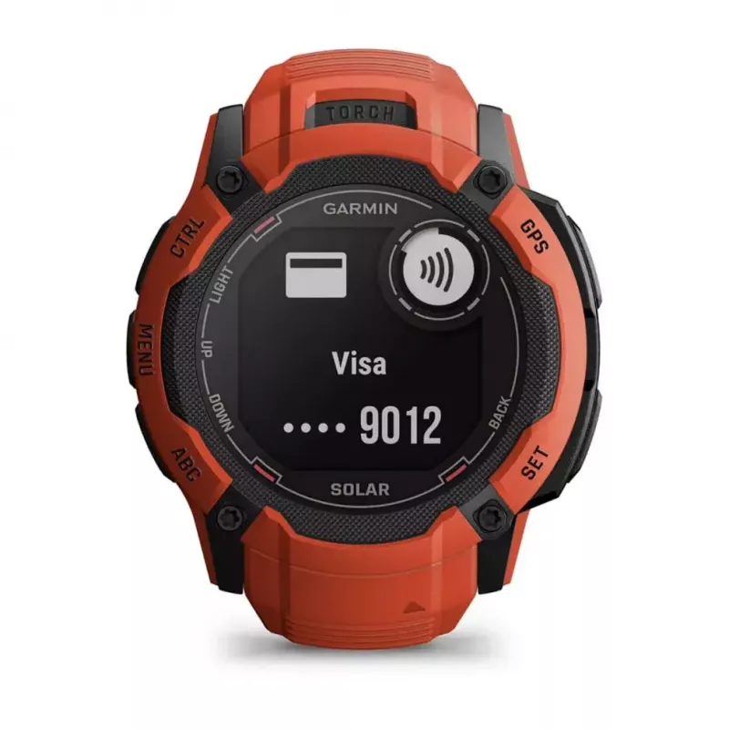 Smartwatch GARMIN Instinct 2X Solar – Reloj deportivo, 50 mm carcasa de polímero, carga solar, GPS (GPS/GLONASS/Galileo), 10 ATM, correa de silicona