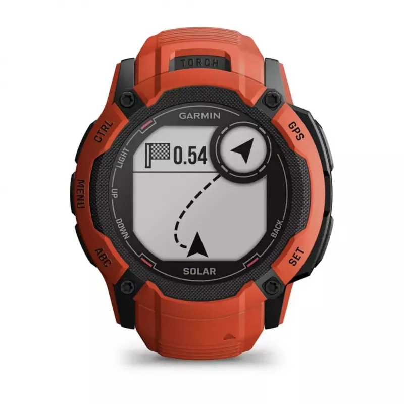 Smartwatch GARMIN Instinct 2X Solar – Reloj deportivo, 50 mm carcasa de polímero, carga solar, GPS (GPS/GLONASS/Galileo), 10 ATM, correa de silicona