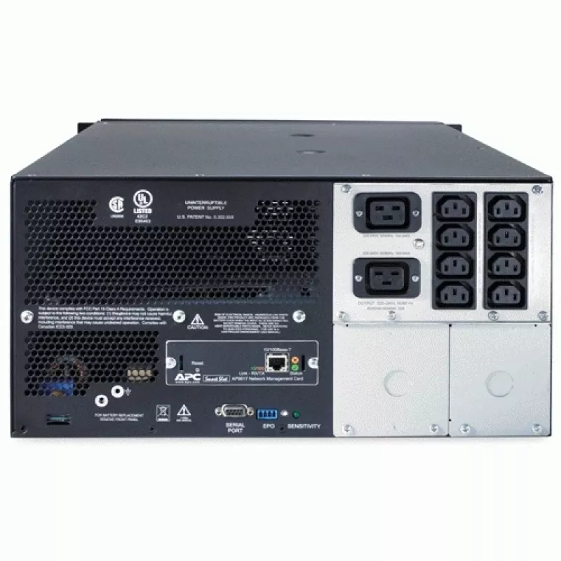 APC Smart-UPS SUA5000RMI5U - 5000VA, 8x C13, 2x C19 toma de corriente, NMC, Rackmount/Torre