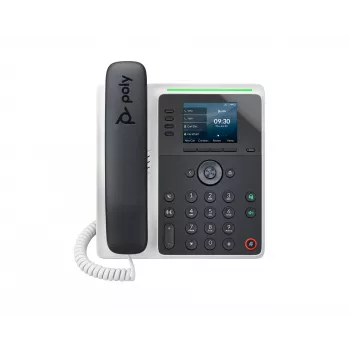 HP Poly Edge E220 Teléfono IP y compatible con PoE, IPS, 320 x 240 píxeles, 4:3, HTTPS, ENERGY STAR, EAC, RoHS, Federal Communications Commission (FCC), CE, BSMI