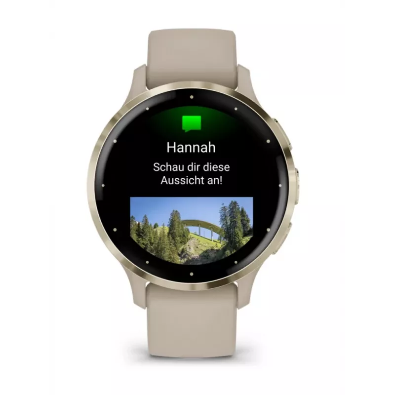 GARMIN INTERNATIONAL Venu 3S - 41 mm - Smartwatch con correa - Francés - Gris