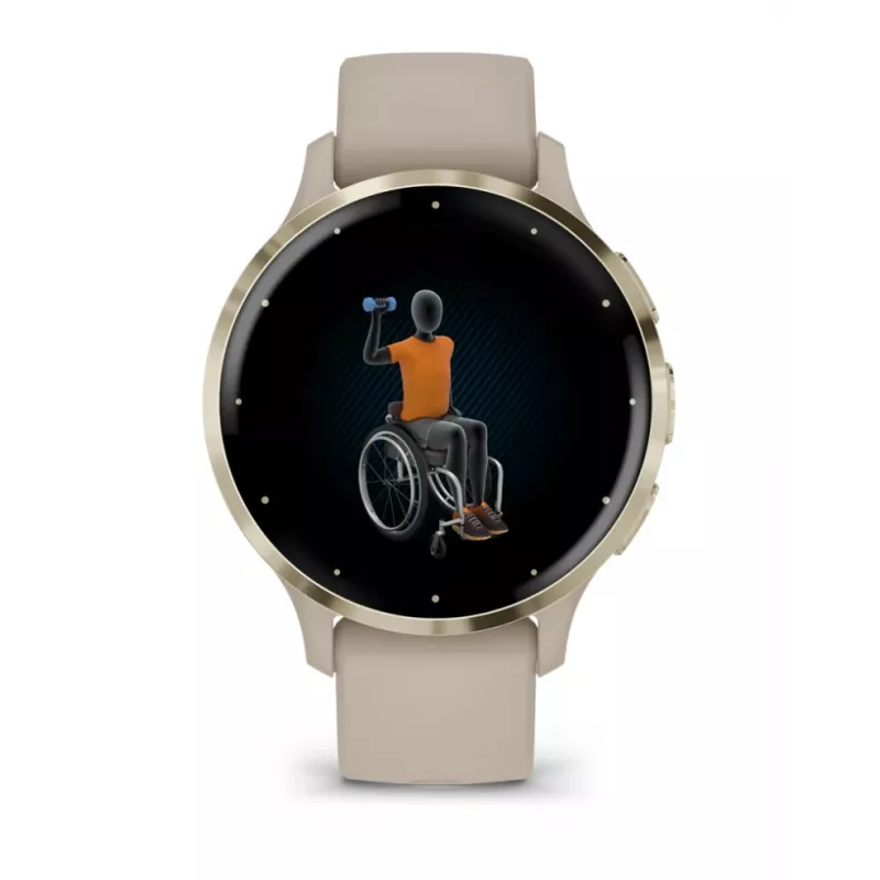 GARMIN INTERNATIONAL Venu 3S - 41 mm - Smartwatch con correa - Francés - Gris