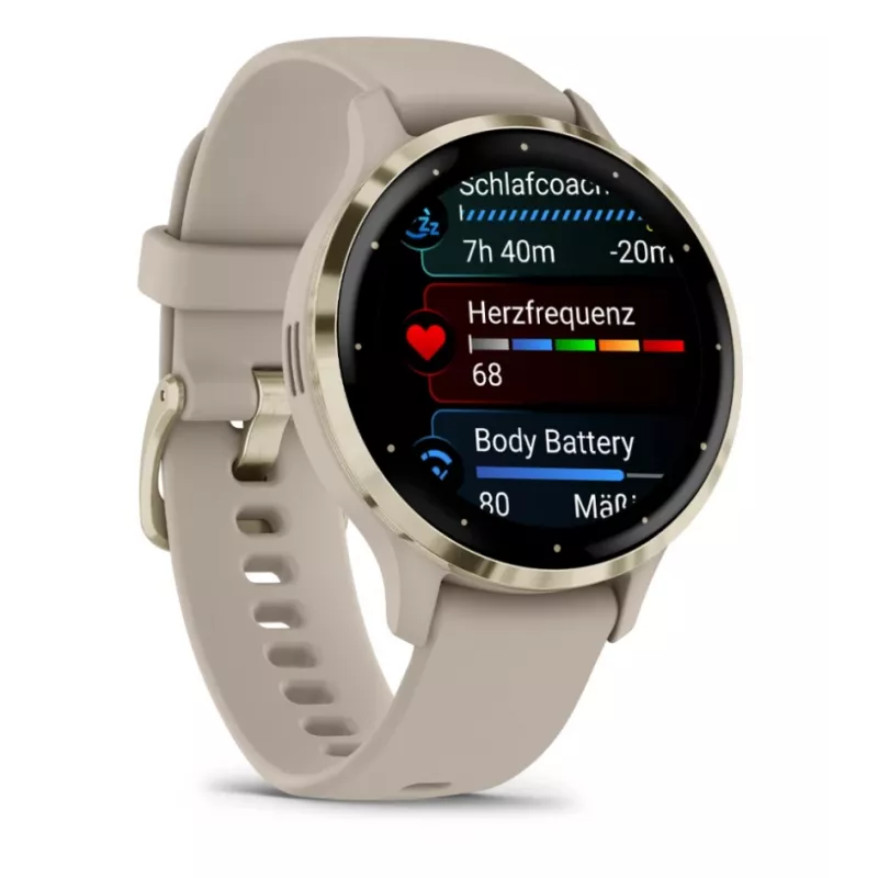 GARMIN INTERNATIONAL Venu 3S - 41 mm - Smartwatch con correa - Francés - Gris